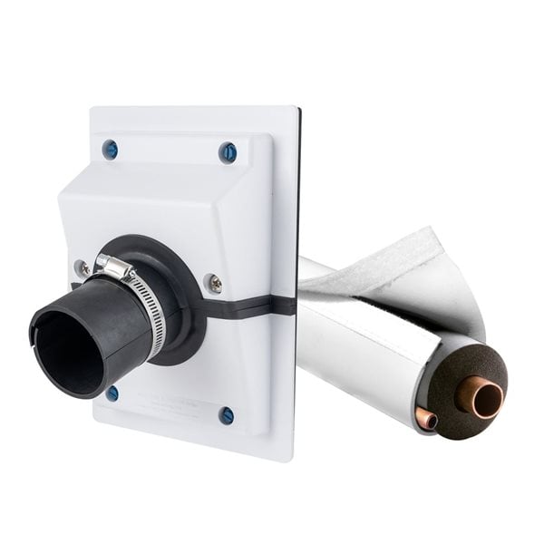 HVAC Wall Penetration & Line-Set Cover Kit – Retrofit Finish Solution